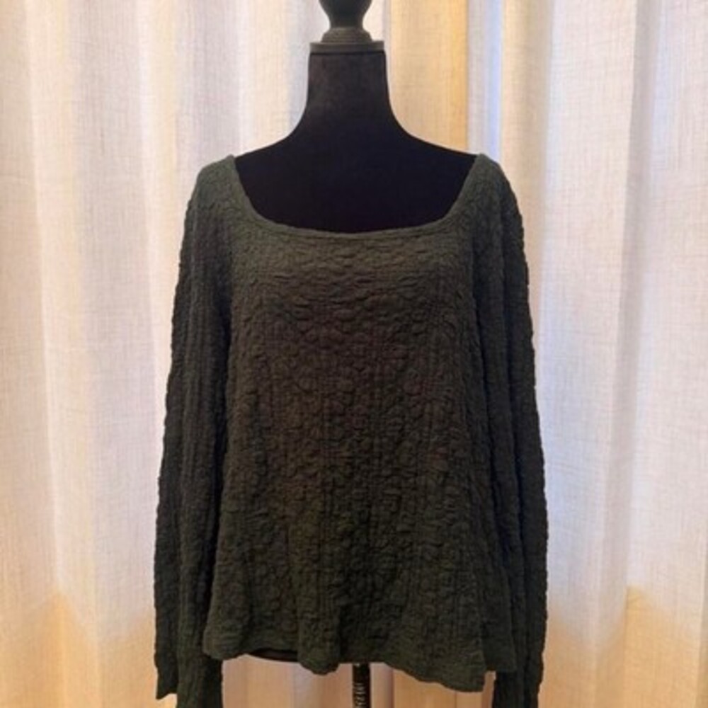 Old-navy Women's Green and Khaki Jumper